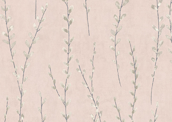 Willow Field, Pastel Pink - Made to Measure Curtains - Image 8